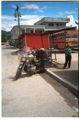 moto canadienne sur la Pan American